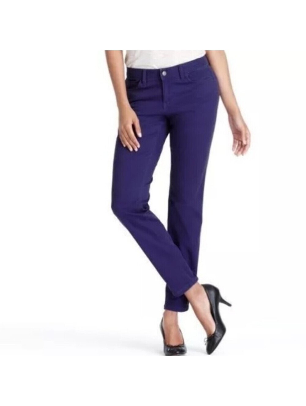 Loft NWT Women's Purple Modern Skinny Jeans Size 8P